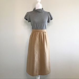 Vintage The Villagers Wool Midi Skirt